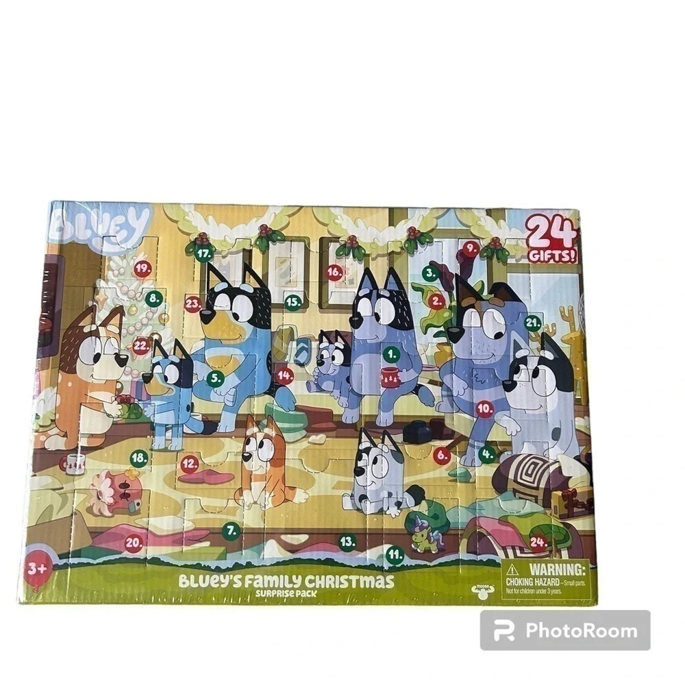 Bluey Advent Calendar NEW Countdown to Christmas Figure